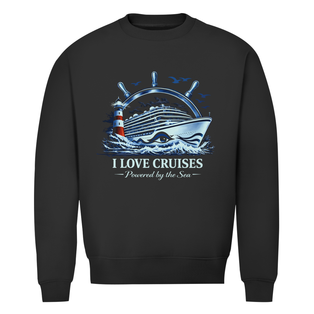 Sweatshirt Herren  Kreuzfahrt / Cruise #707 - einseitiger Druck