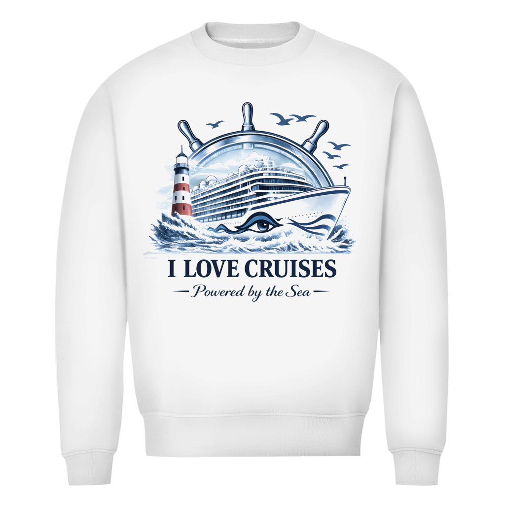 Sweatshirt Herren  Kreuzfahrt / Cruise #707 - einseitiger Druck