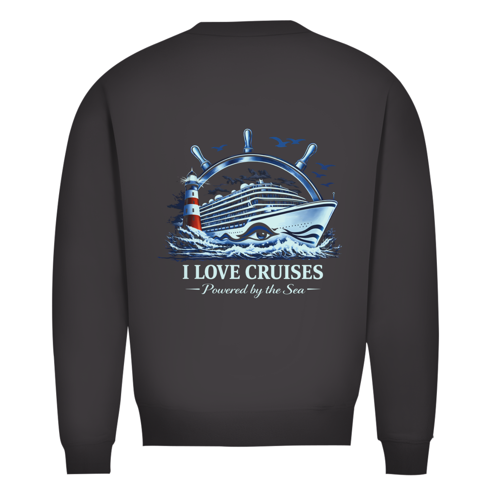 Sweatshirt Herren  Kreuzfahrt / Cruise #707 - beidseitiger Druck