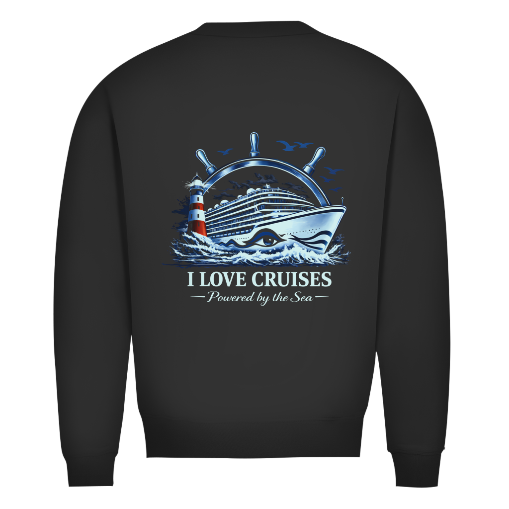 Sweatshirt Herren  Kreuzfahrt / Cruise #707 - beidseitiger Druck