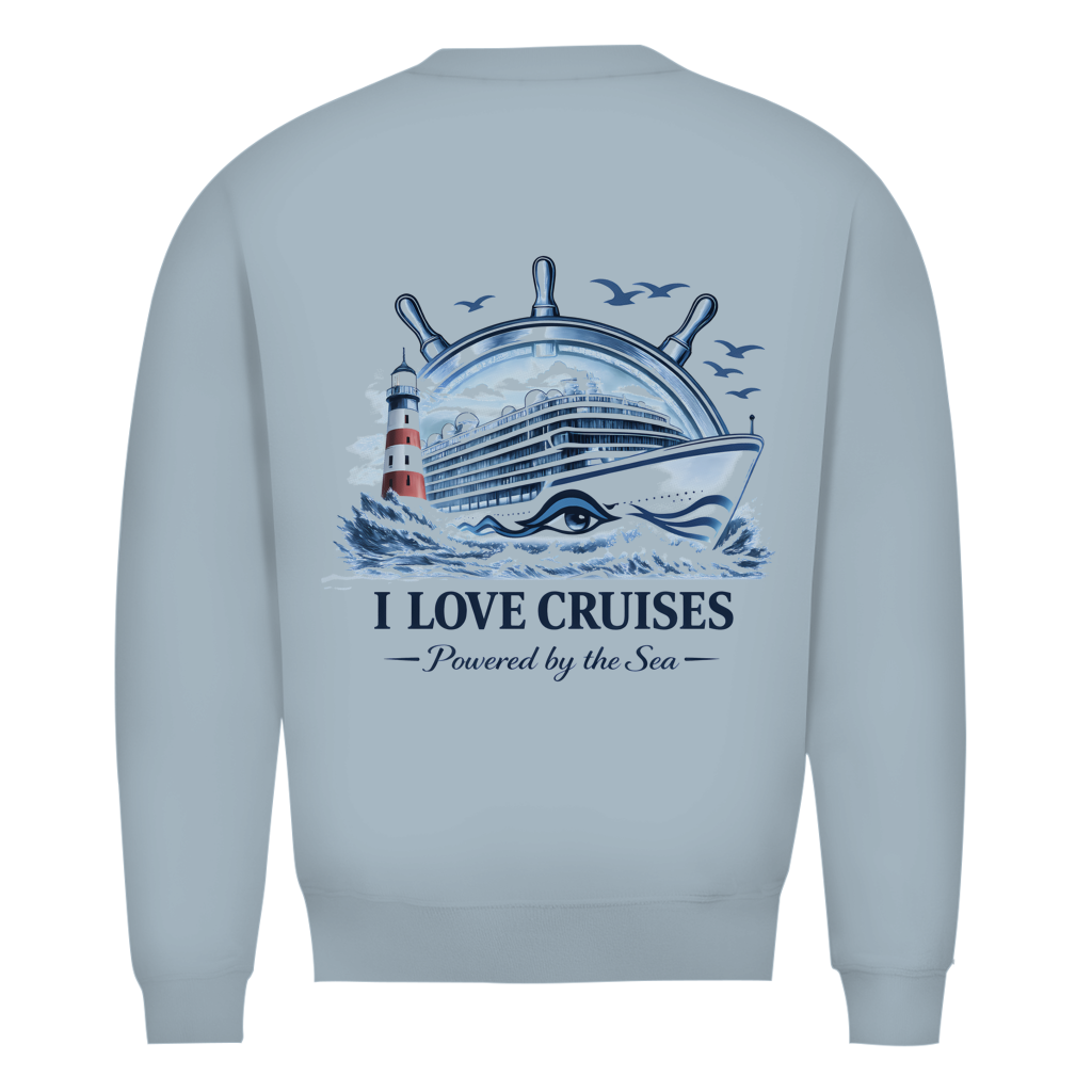 Sweatshirt Herren  Kreuzfahrt / Cruise #707 - beidseitiger Druck