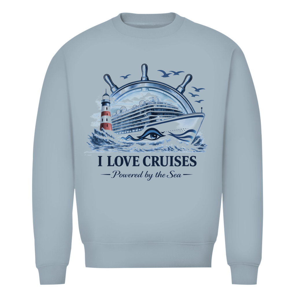 Sweatshirt Herren  Kreuzfahrt / Cruise #707 - beidseitiger Druck