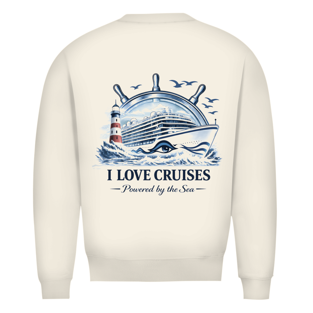 Sweatshirt Herren  Kreuzfahrt / Cruise #707 - beidseitiger Druck