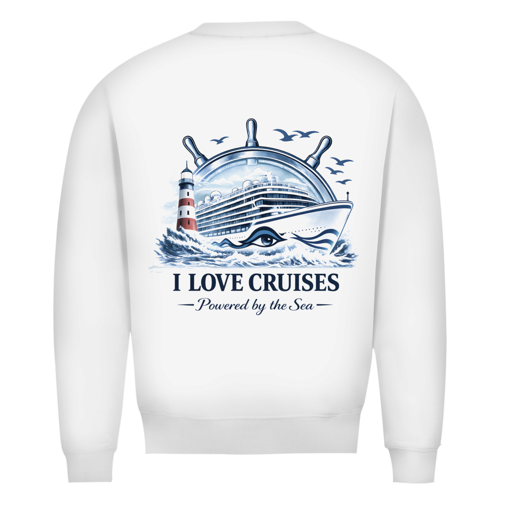 Sweatshirt Herren  Kreuzfahrt / Cruise #707 - beidseitiger Druck