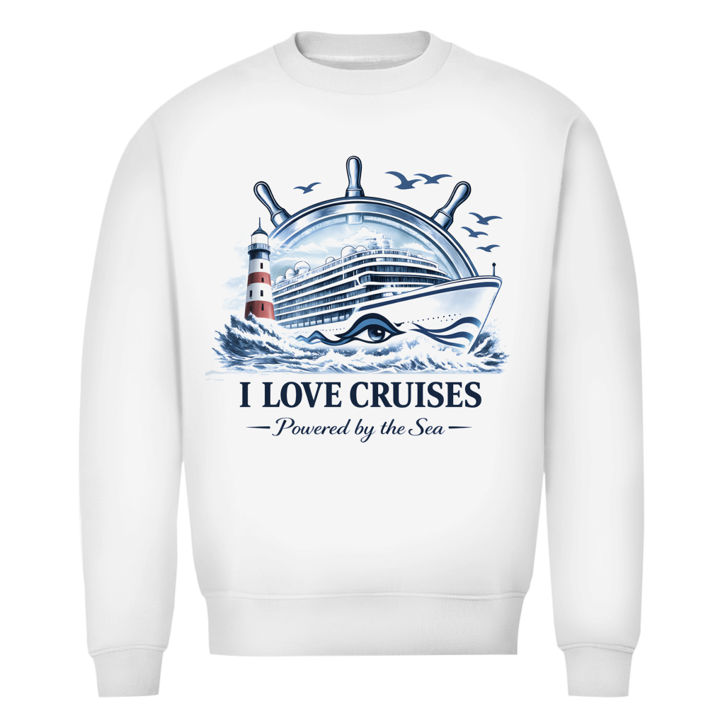 Sweatshirt Herren  Kreuzfahrt / Cruise #707 - beidseitiger Druck