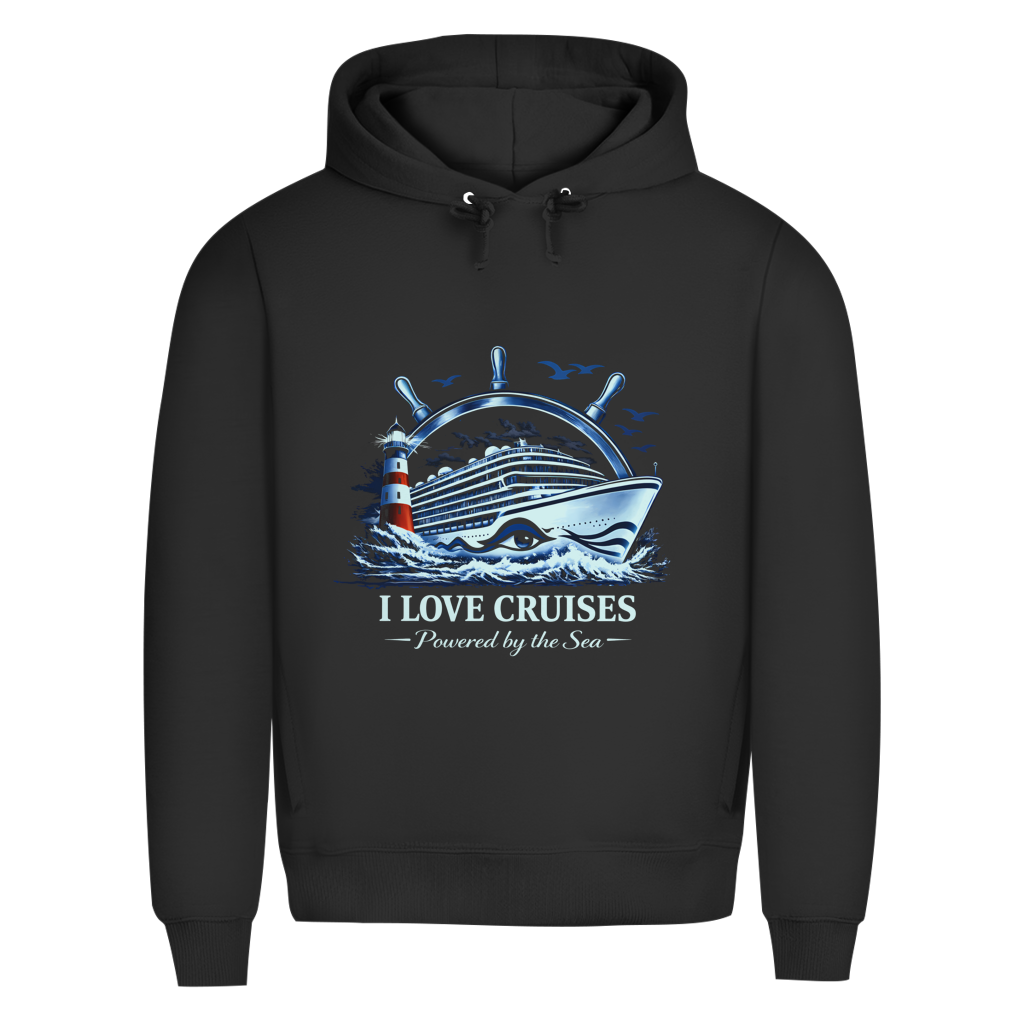 Hoodie Herren   Kreuzfahrt / Cruise #707 - einseitiger Druck