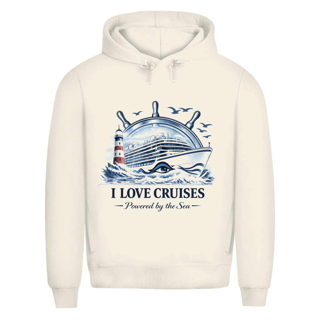 Hoodie Herren   Kreuzfahrt / Cruise #707 - einseitiger Druck