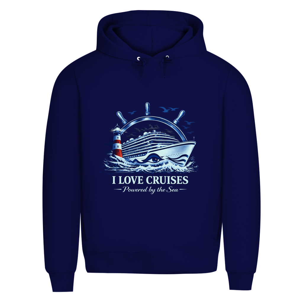 Hoodie Herren   Kreuzfahrt / Cruise #707 - einseitiger Druck