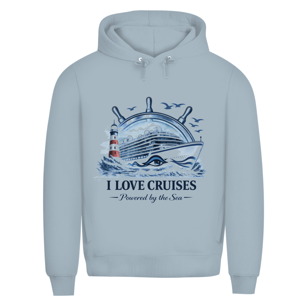 Hoodie Herren   Kreuzfahrt / Cruise #707 - einseitiger Druck