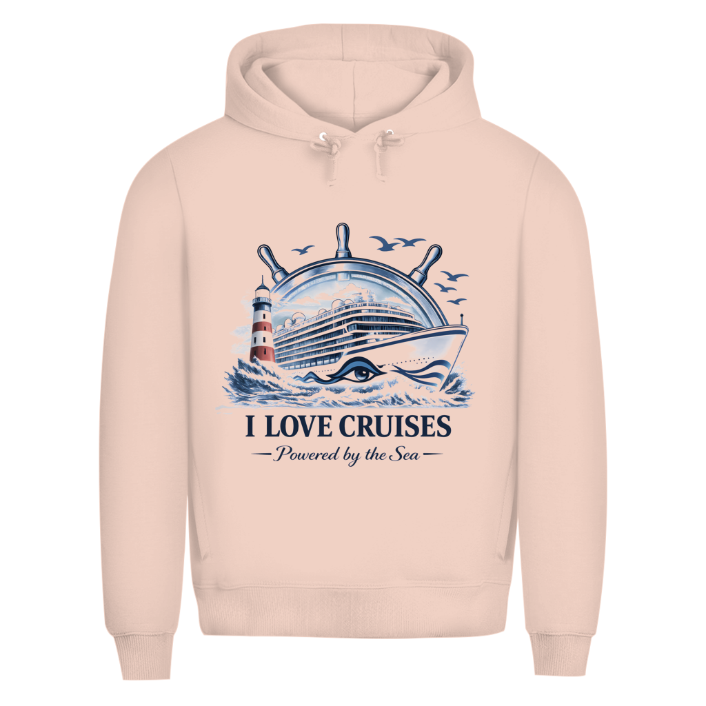 Hoodie Herren   Kreuzfahrt / Cruise #707 - einseitiger Druck
