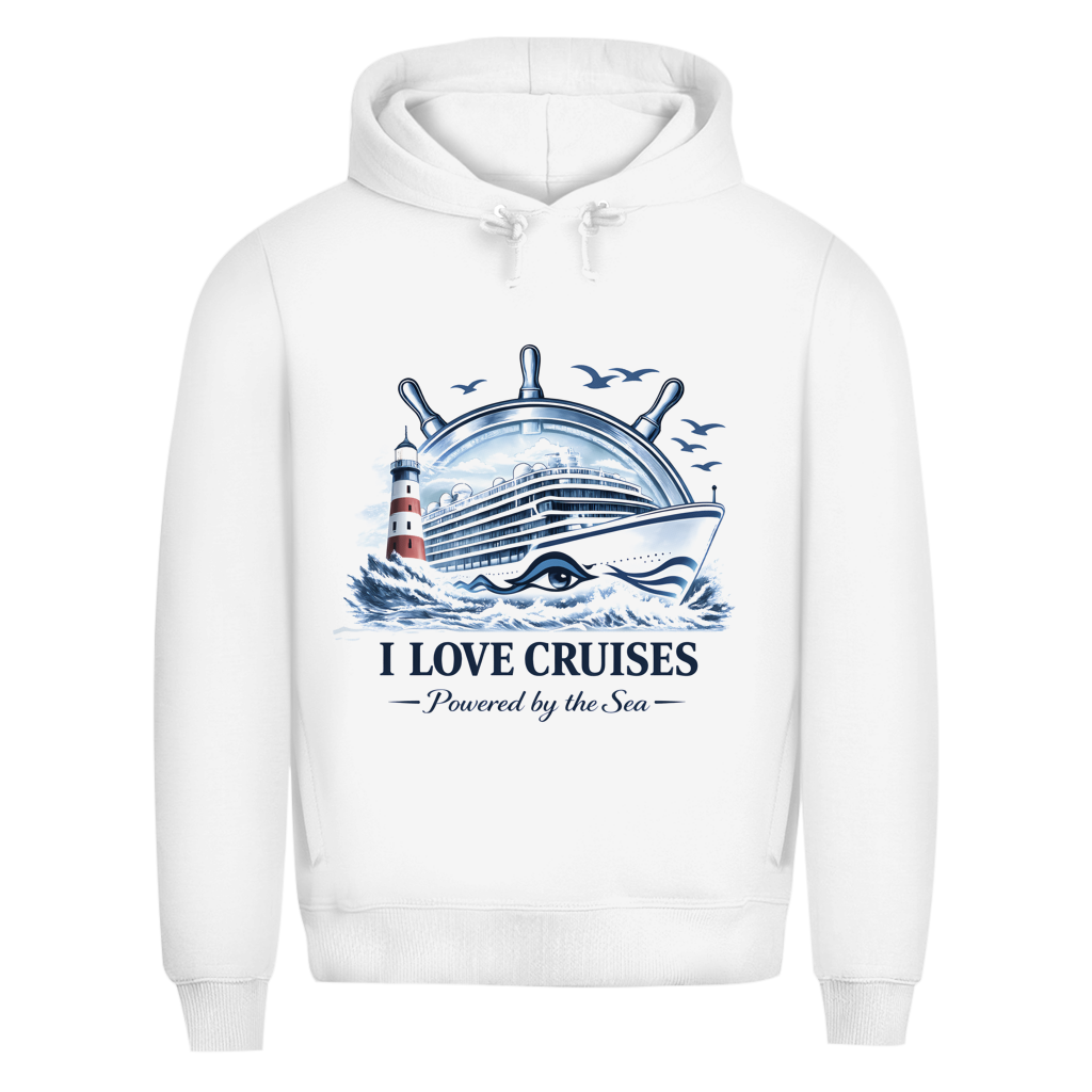 Hoodie Herren   Kreuzfahrt / Cruise #707 - einseitiger Druck