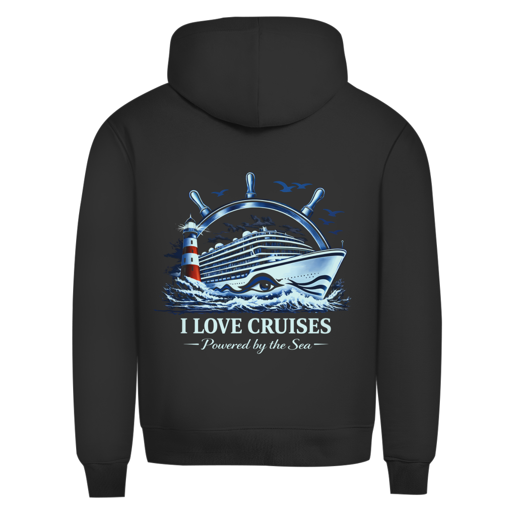 Hoodie Herren  Kreuzfahrt / Cruise #707 - beidseitiger Druck