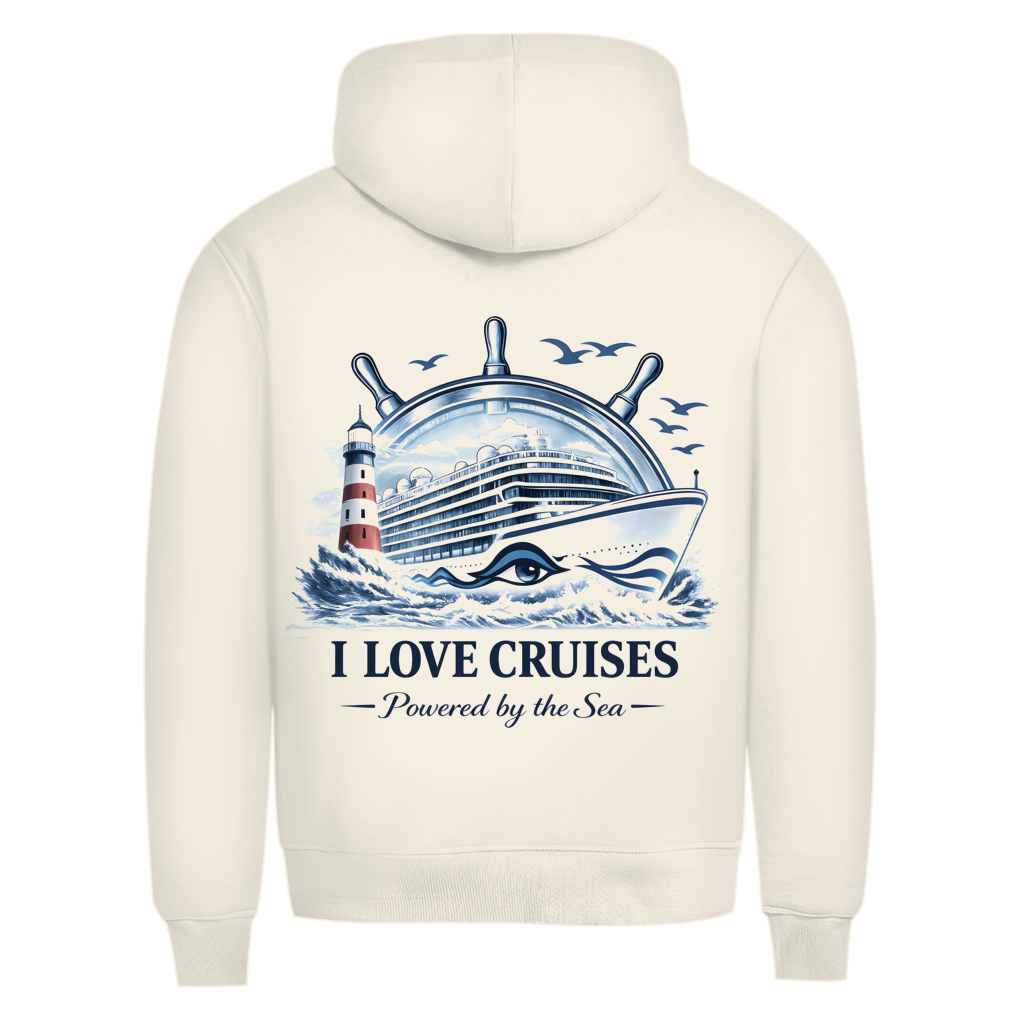 Hoodie Herren  Kreuzfahrt / Cruise #707 - beidseitiger Druck
