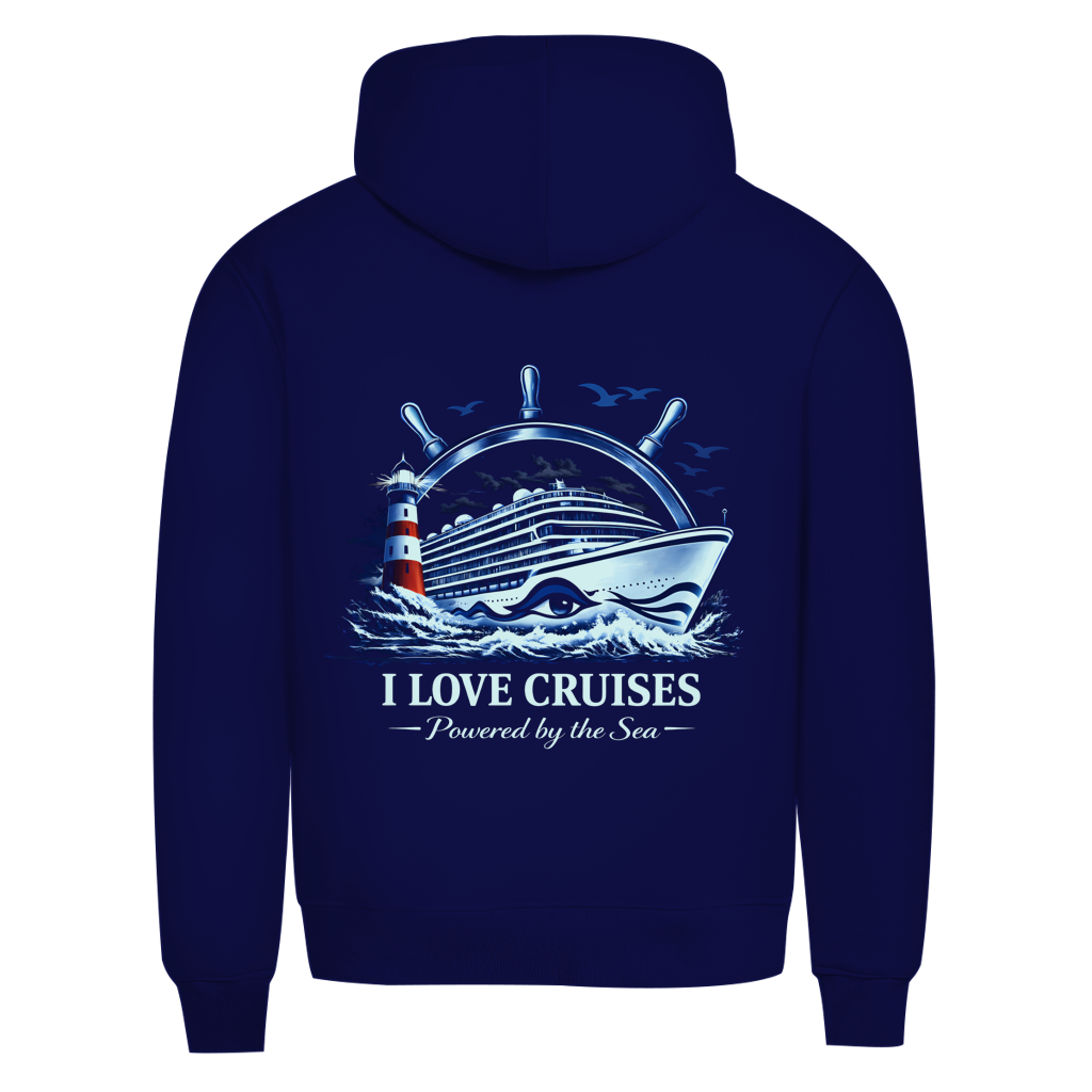 Hoodie Herren  Kreuzfahrt / Cruise #707 - beidseitiger Druck