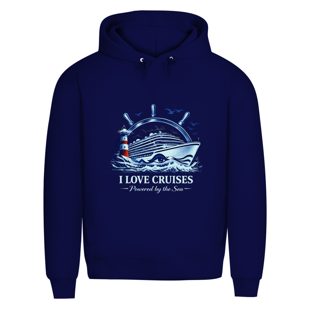 Hoodie Herren  Kreuzfahrt / Cruise #707 - beidseitiger Druck