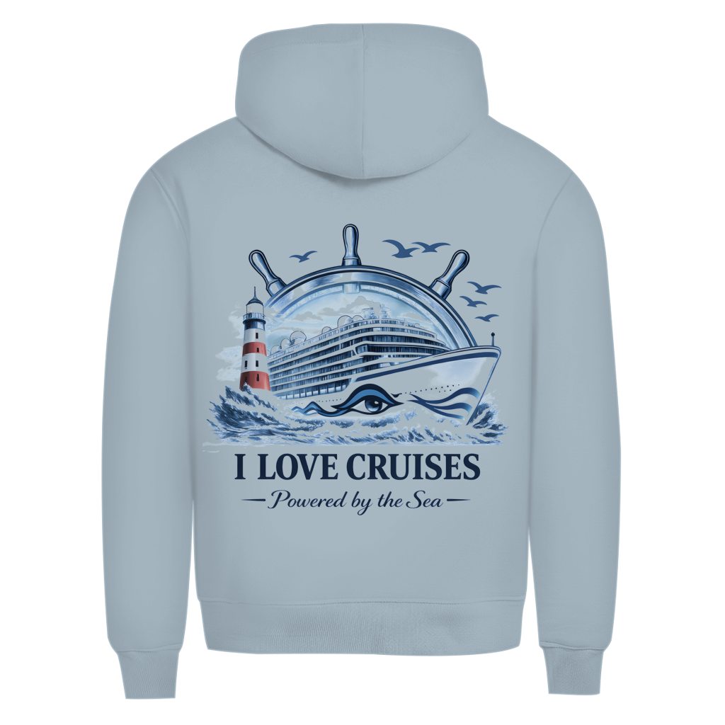 Hoodie Herren  Kreuzfahrt / Cruise #707 - beidseitiger Druck