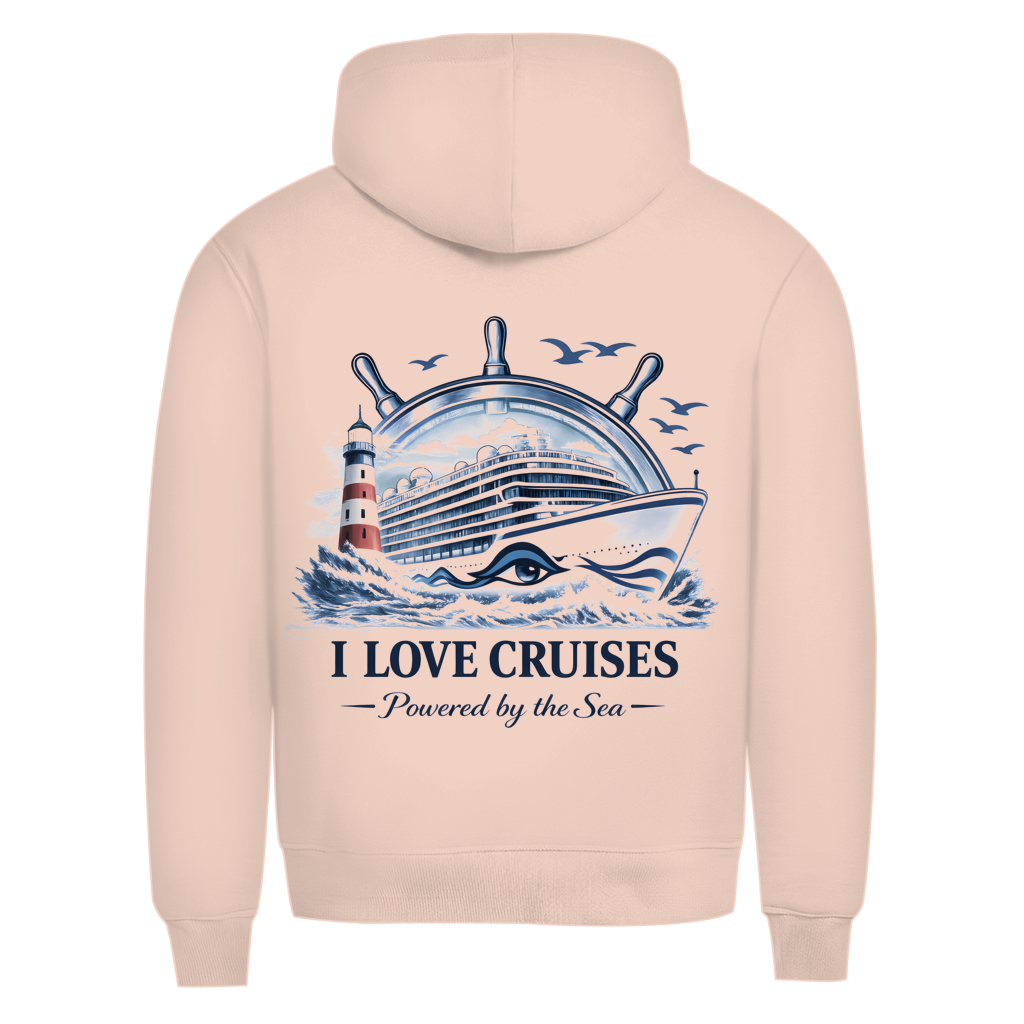 Hoodie Herren  Kreuzfahrt / Cruise #707 - beidseitiger Druck