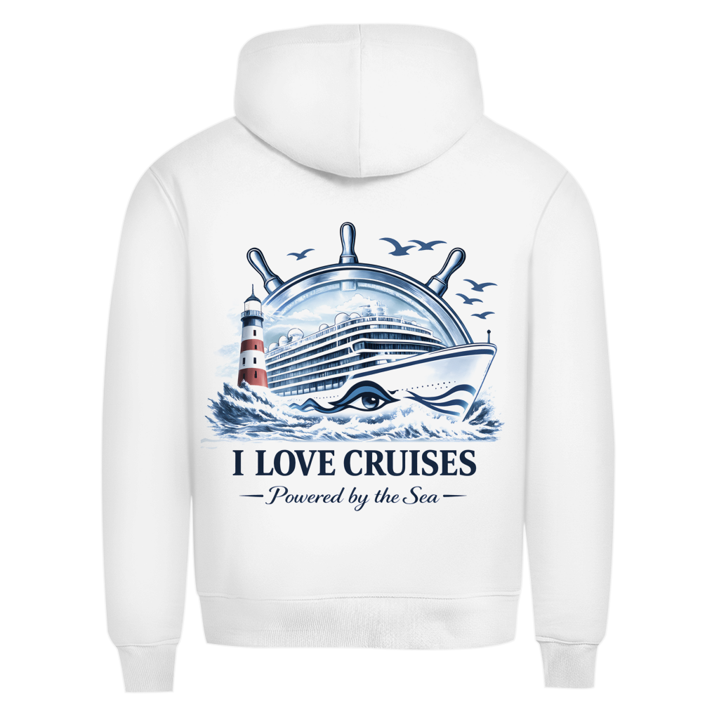 Hoodie Herren  Kreuzfahrt / Cruise #707 - beidseitiger Druck