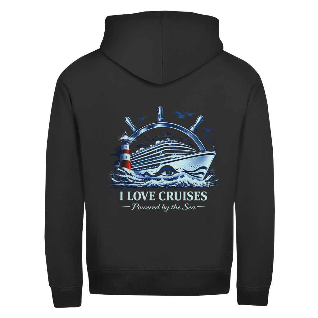 Hoodie-Jacke  Kreuzfahrt / Cruise #707 - beidseitiger Druck
