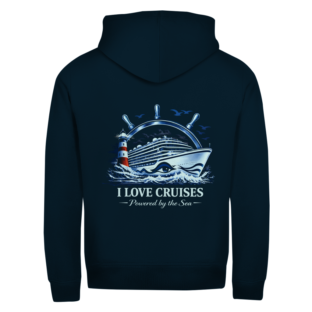 Hoodie-Jacke  Kreuzfahrt / Cruise #707 - beidseitiger Druck
