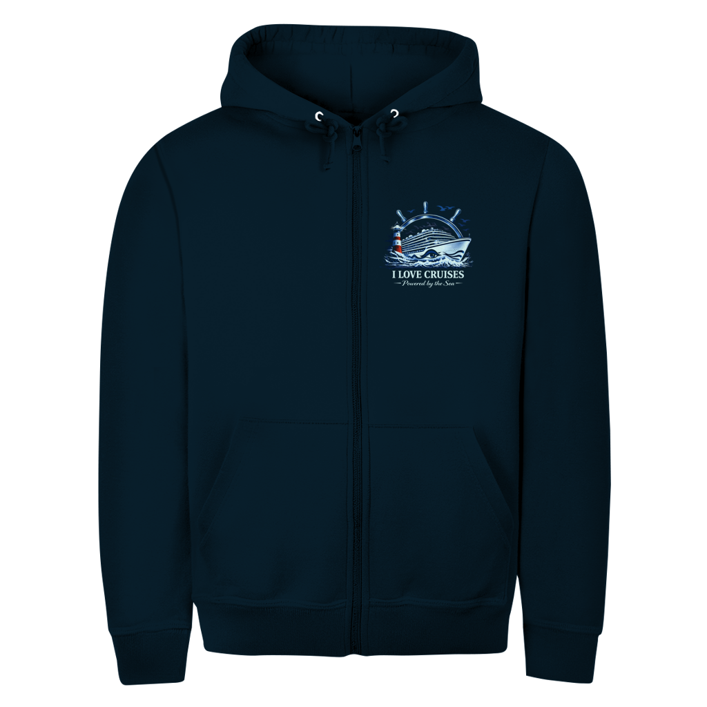 Hoodie-Jacke  Kreuzfahrt / Cruise #707 - beidseitiger Druck