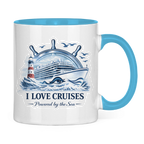 Keramik-Tasse zweifarbig   Kreuzfahrt / Cruise #707