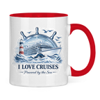 Keramik-Tasse zweifarbig   Kreuzfahrt / Cruise #707