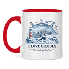 Keramik-Tasse zweifarbig   Kreuzfahrt / Cruise #707