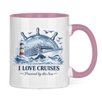 Keramik-Tasse zweifarbig   Kreuzfahrt / Cruise #707