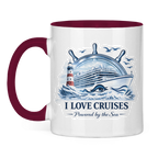 Keramik-Tasse zweifarbig   Kreuzfahrt / Cruise #707