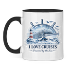 Keramik-Tasse zweifarbig   Kreuzfahrt / Cruise #707