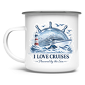 Emaille Tasse  Kreuzfahrt / Cruise #707