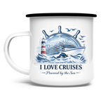 Emaille Tasse  Kreuzfahrt / Cruise #707