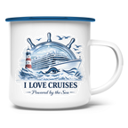 Emaille Tasse  Kreuzfahrt / Cruise #707