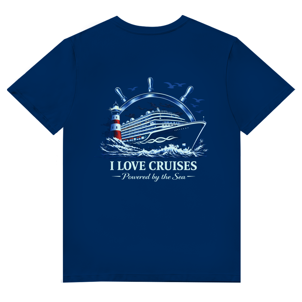 T-Shirt Herren V-Neck  Kreuzfahrt / Cruise #708