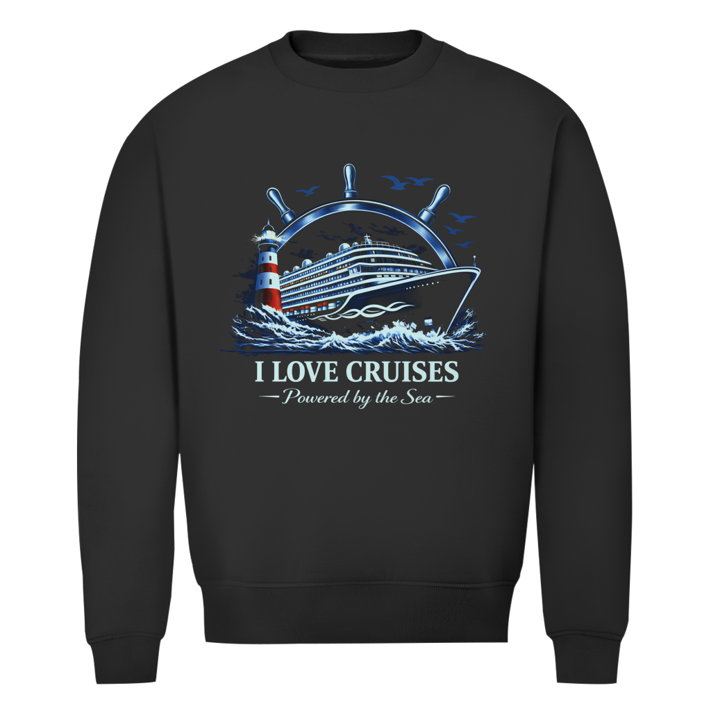 Sweatshirt Herren  Kreuzfahrt / Cruise #708 - einseitiger Druck