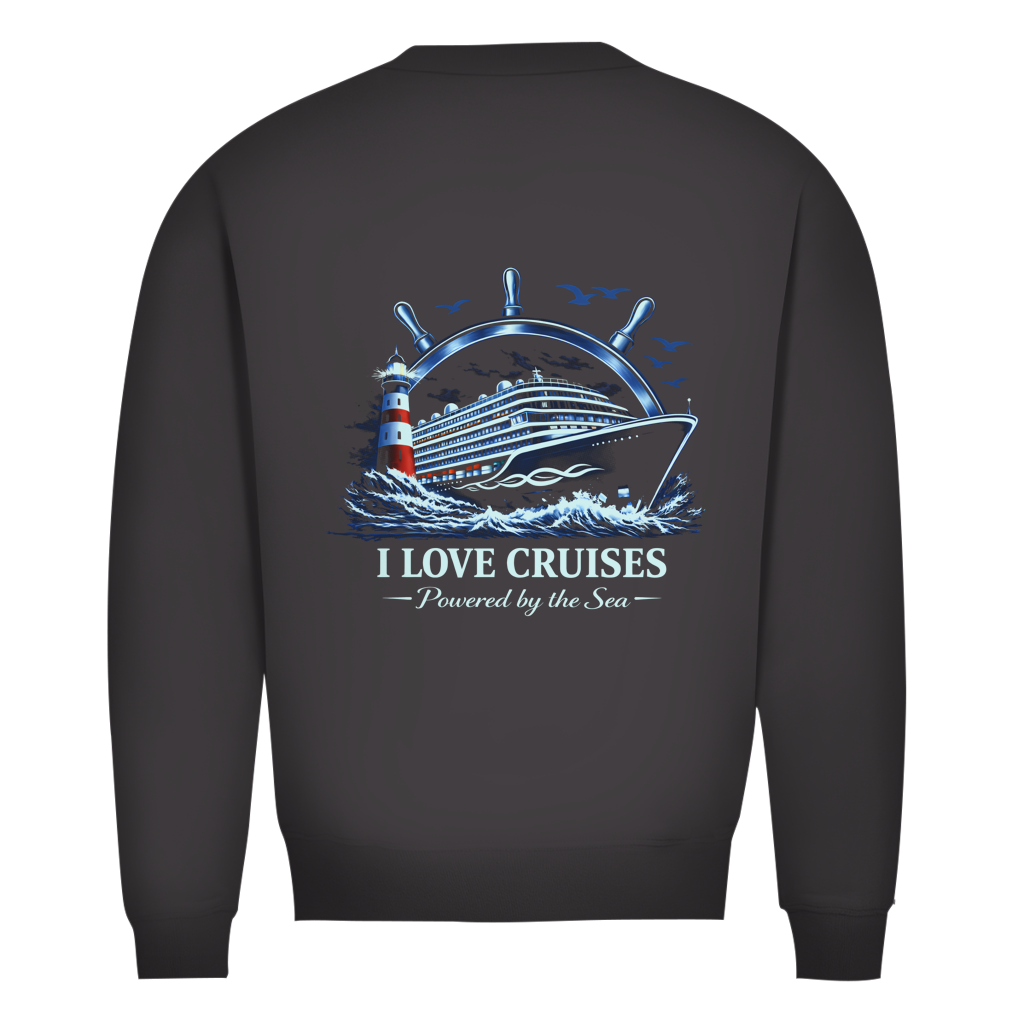 Sweatshirt Herren  Kreuzfahrt / Cruise #708 - beidseitiger Druck