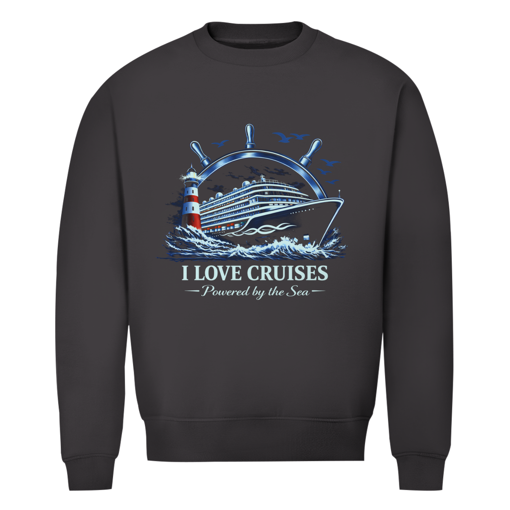 Sweatshirt Herren  Kreuzfahrt / Cruise #708 - beidseitiger Druck
