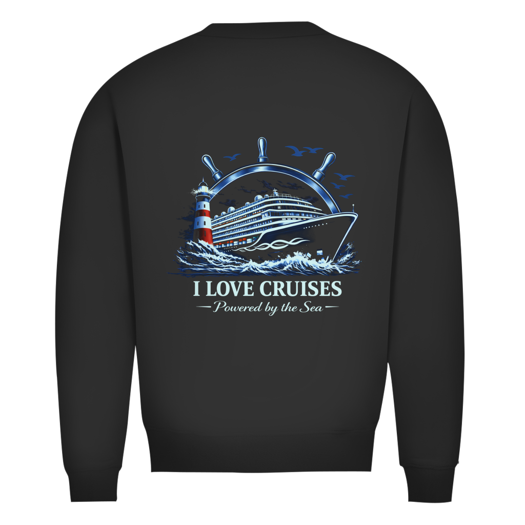Sweatshirt Herren  Kreuzfahrt / Cruise #708 - beidseitiger Druck