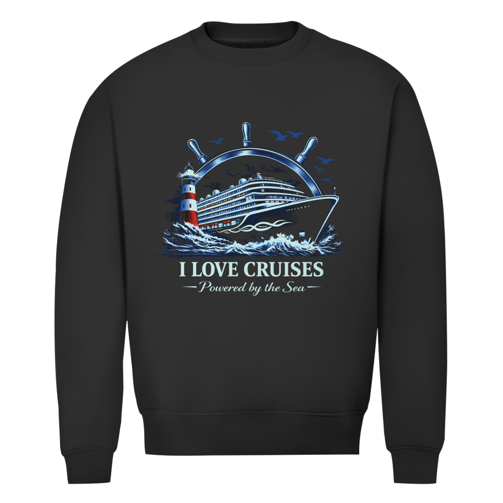 Sweatshirt Herren  Kreuzfahrt / Cruise #708 - beidseitiger Druck