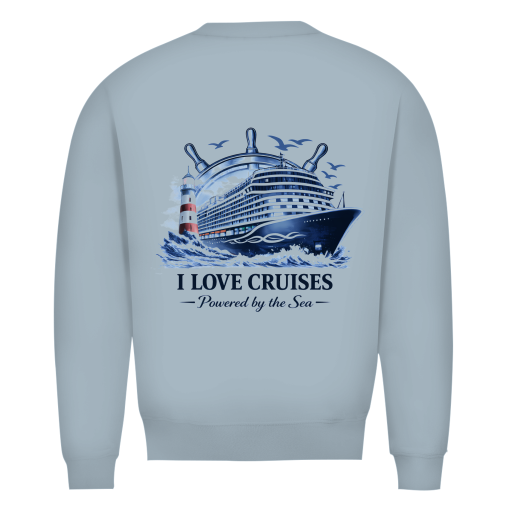 Sweatshirt Herren  Kreuzfahrt / Cruise #708 - beidseitiger Druck