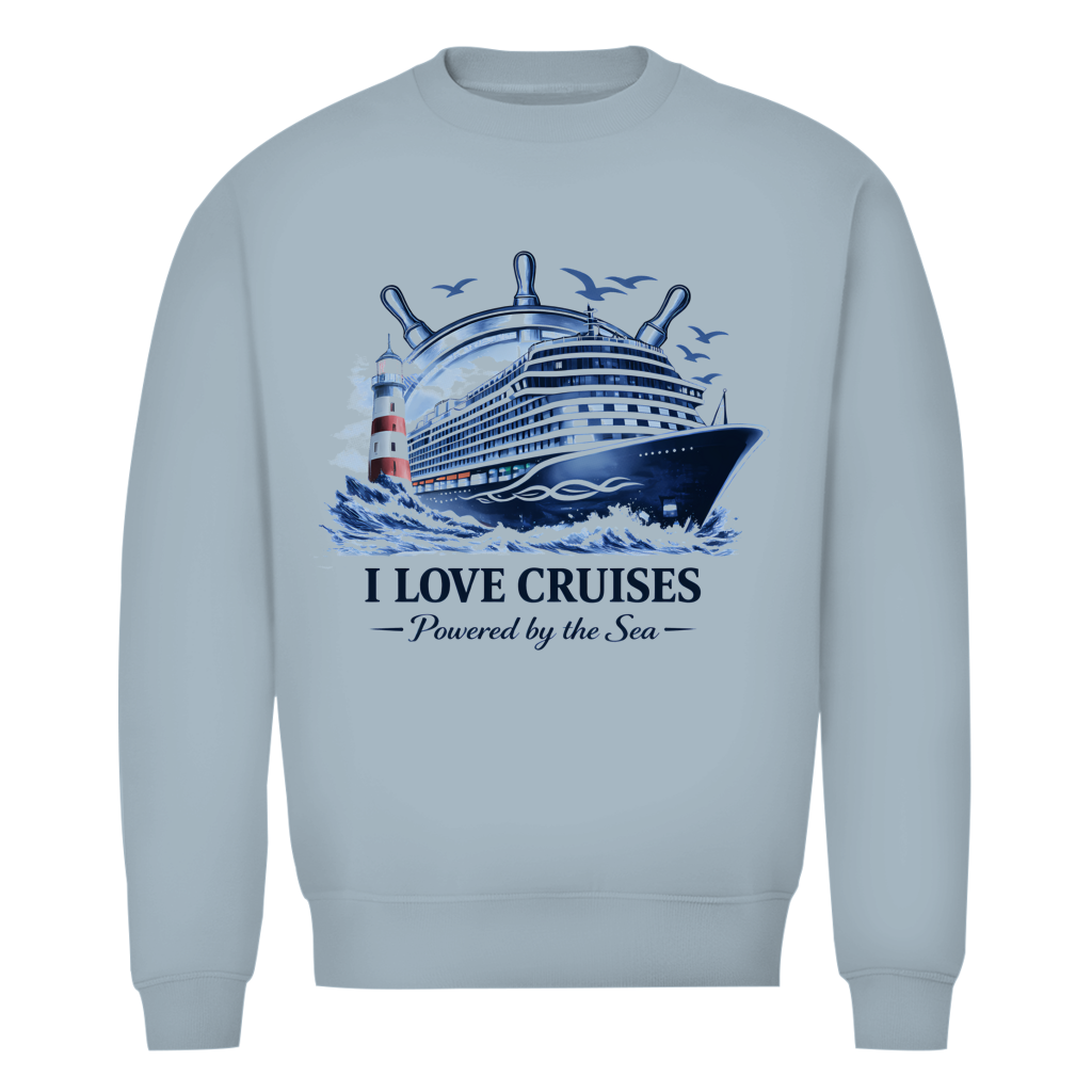 Sweatshirt Herren  Kreuzfahrt / Cruise #708 - beidseitiger Druck