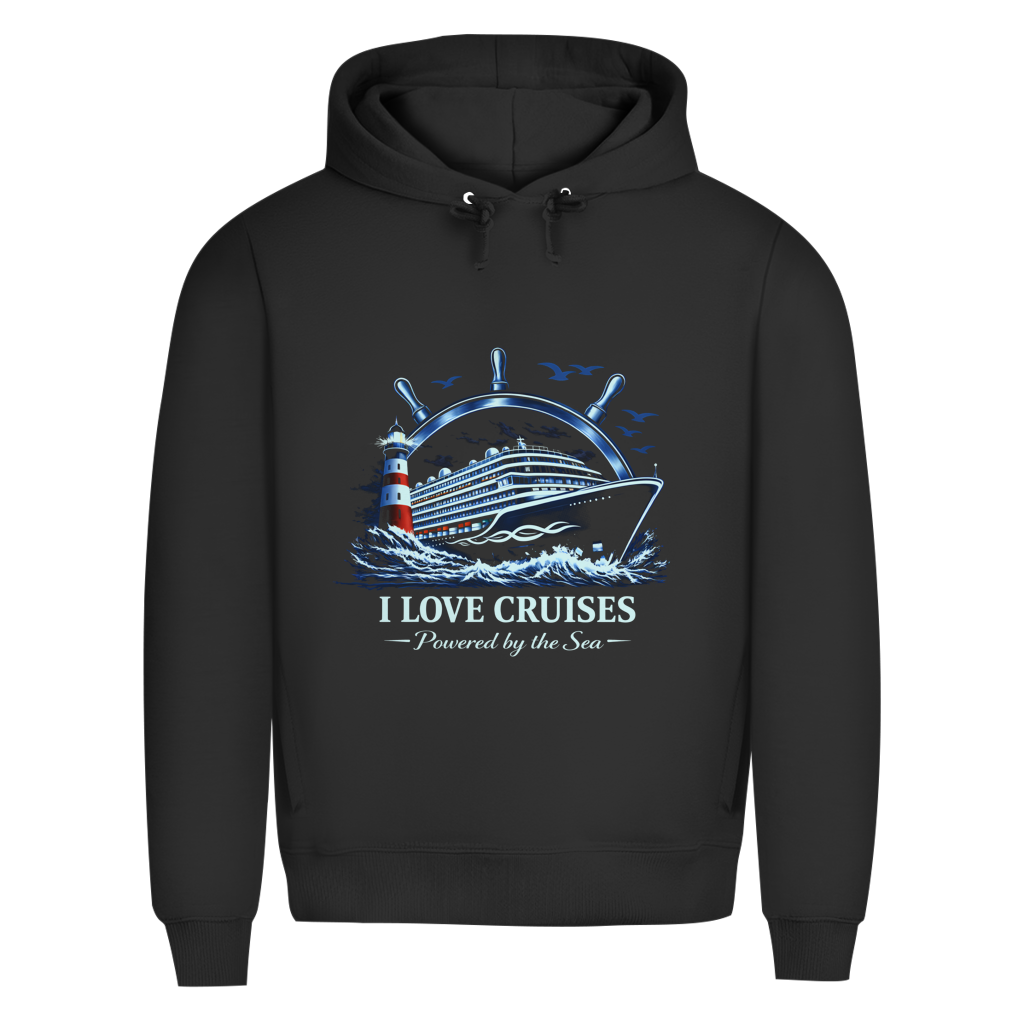 Hoodie Herren   Kreuzfahrt / Cruise #708 - einseitiger Druck