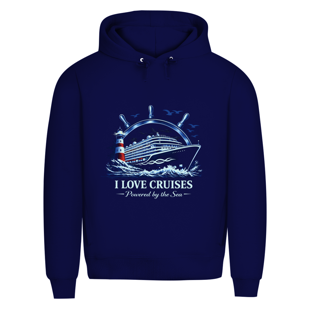 Hoodie Herren   Kreuzfahrt / Cruise #708 - einseitiger Druck