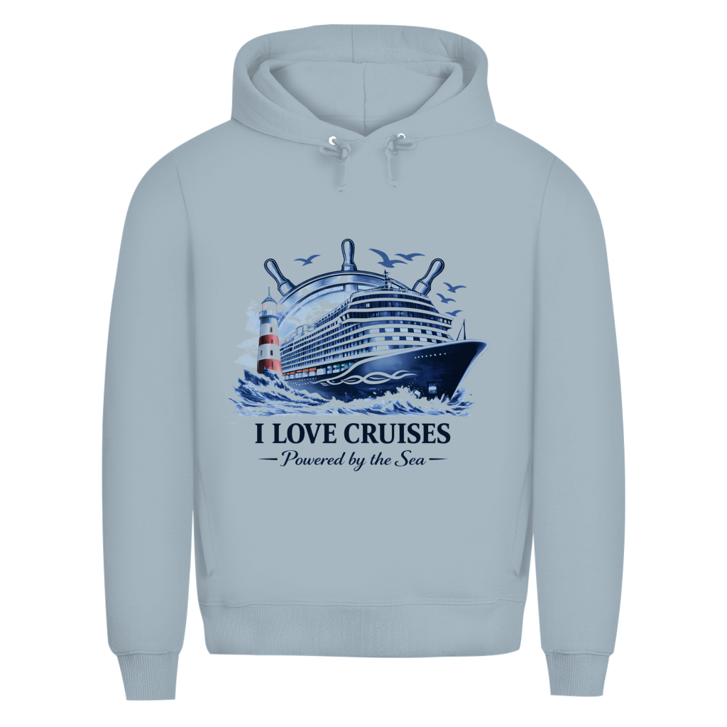 Hoodie Herren   Kreuzfahrt / Cruise #708 - einseitiger Druck
