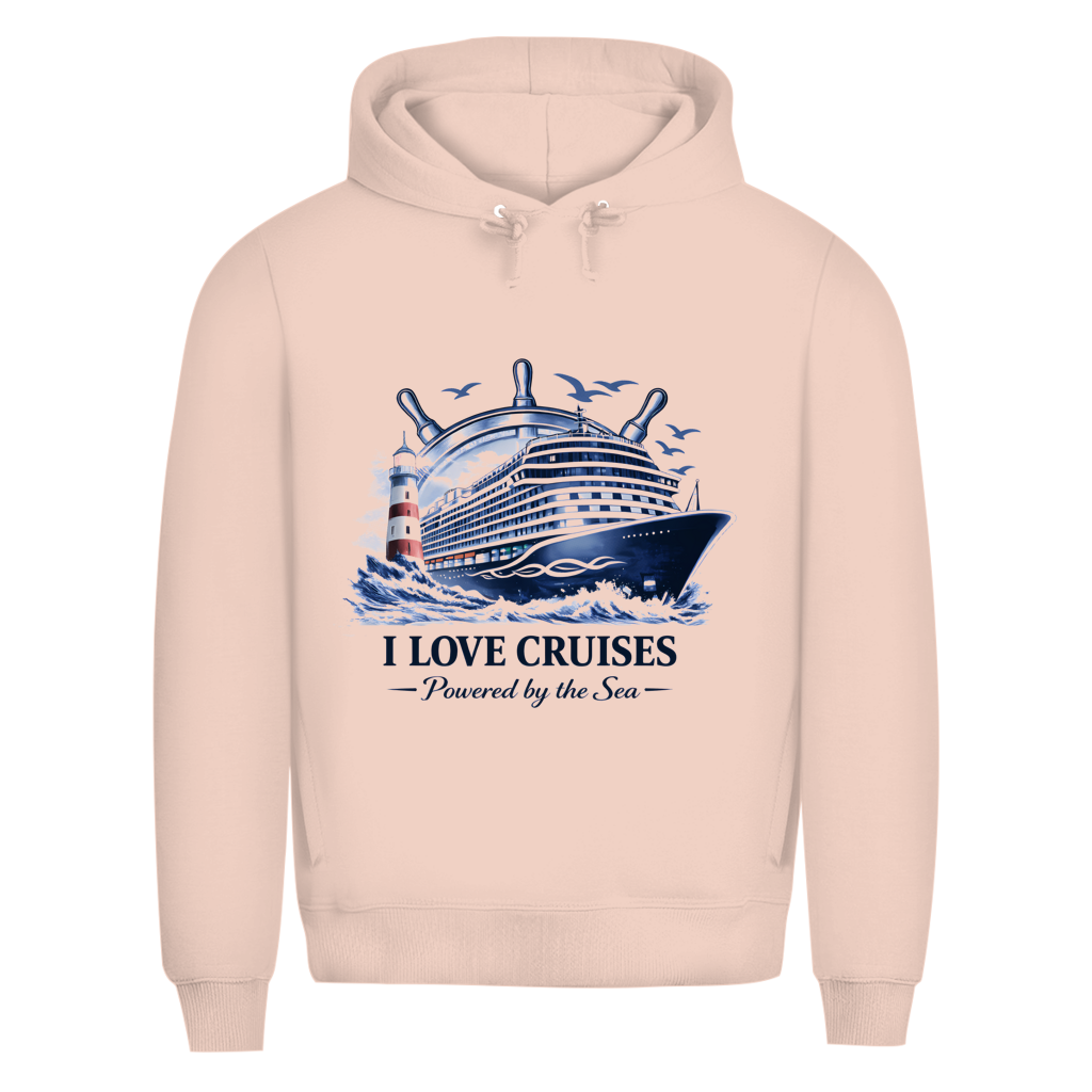 Hoodie Herren   Kreuzfahrt / Cruise #708 - einseitiger Druck