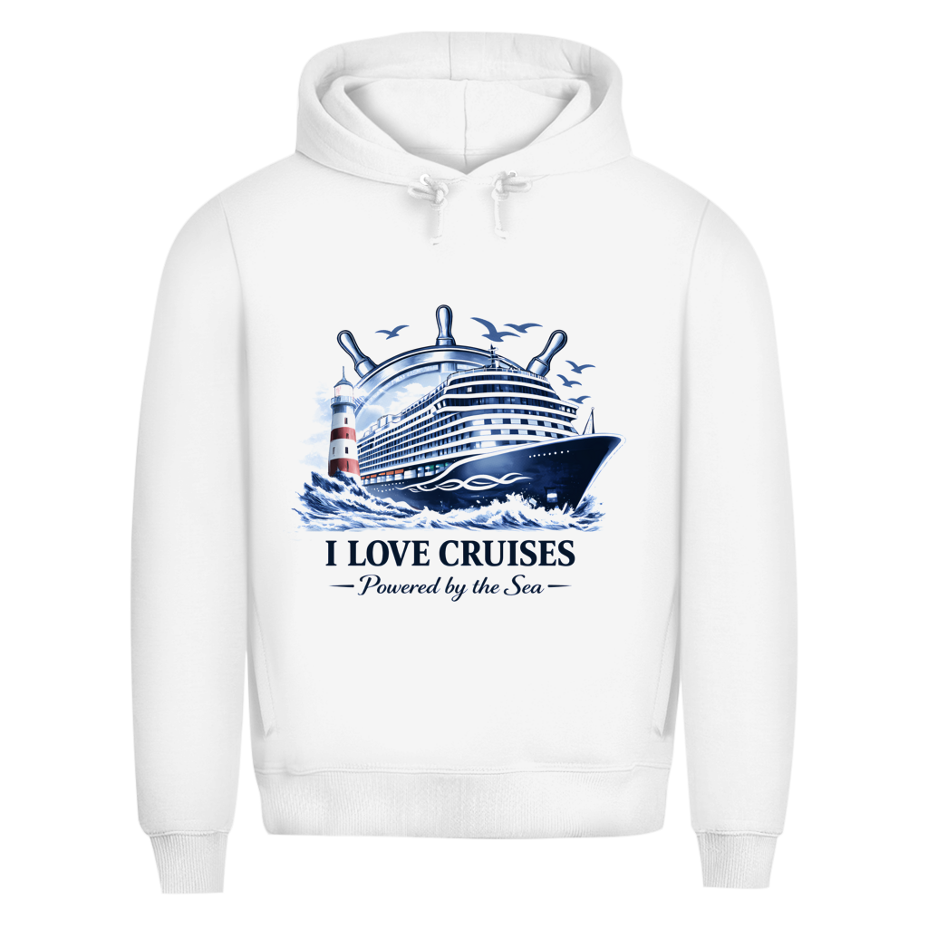 Hoodie Herren   Kreuzfahrt / Cruise #708 - einseitiger Druck