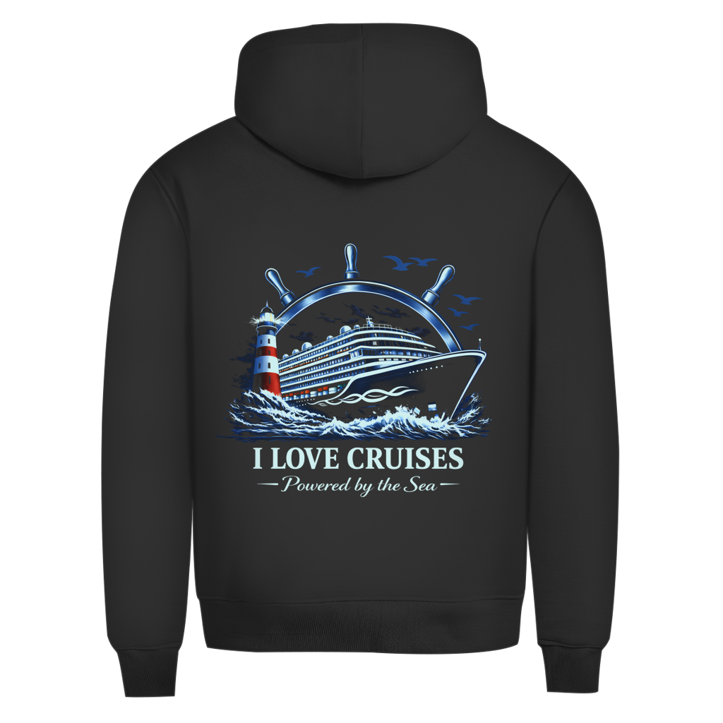 Hoodie Herren  Kreuzfahrt / Cruise #708 - beidseitiger Druck