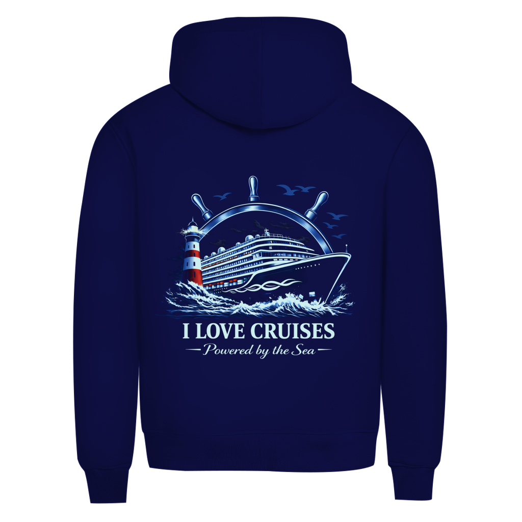 Hoodie Herren  Kreuzfahrt / Cruise #708 - beidseitiger Druck