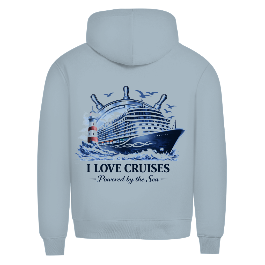 Hoodie Herren  Kreuzfahrt / Cruise #708 - beidseitiger Druck